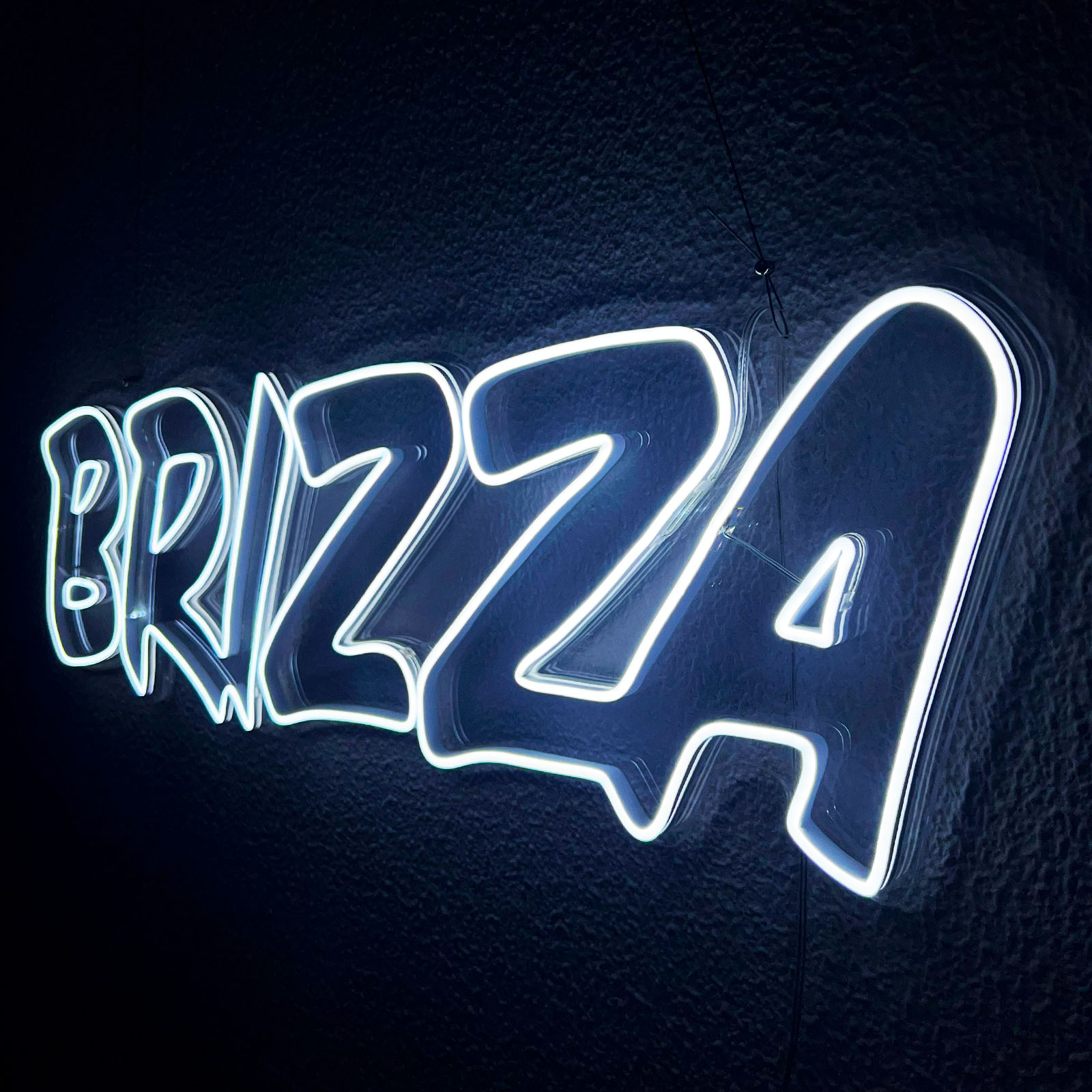 Logo de néon, Brizza - Mados Neón LED Flex