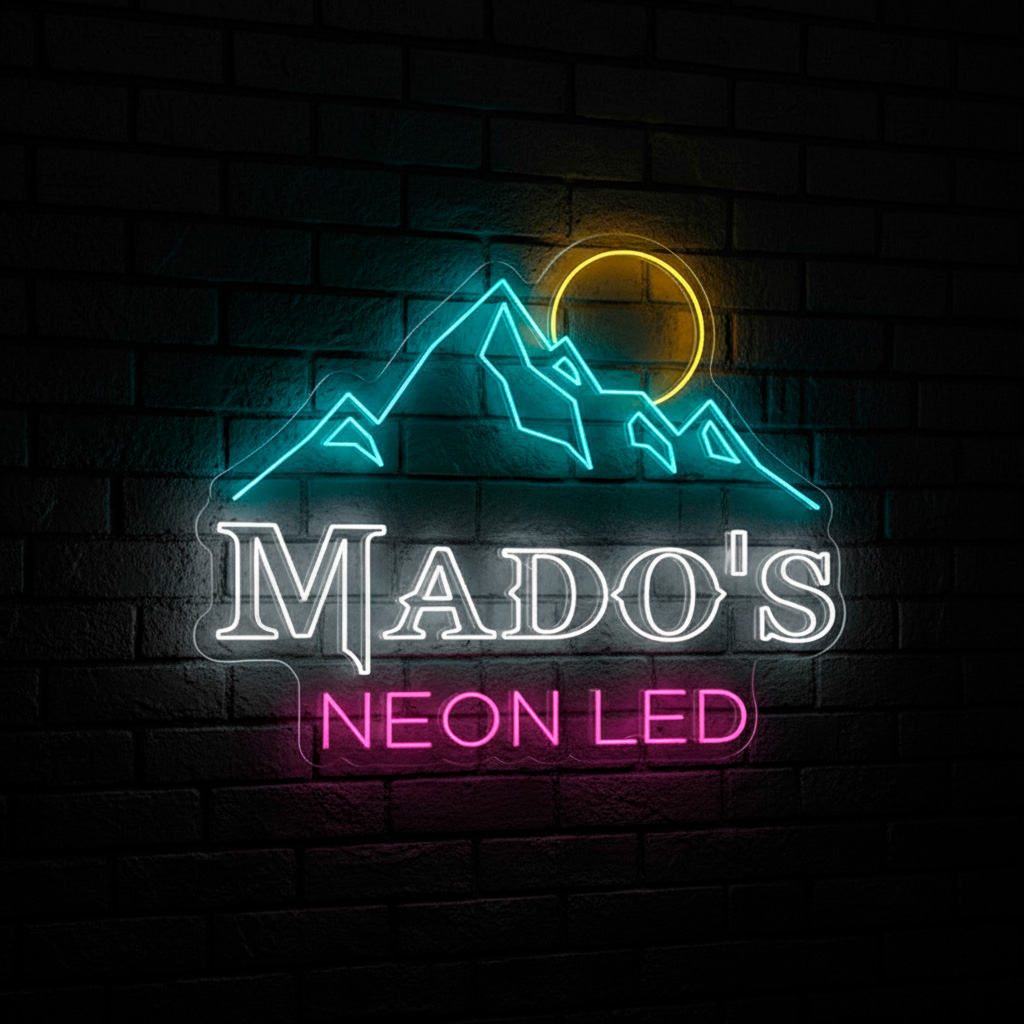 mados neon led flex logo