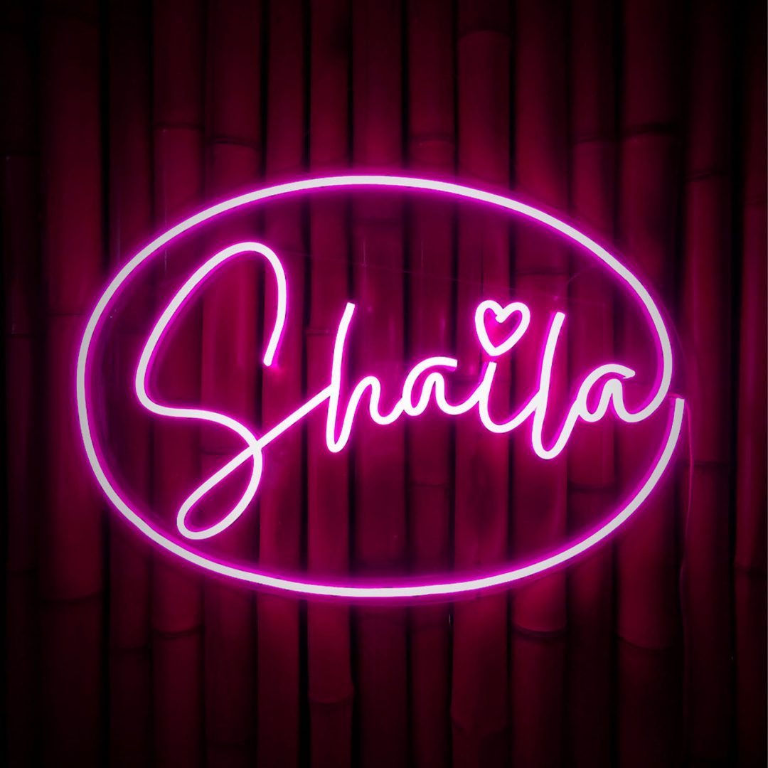 nombre shaila mados neón led flex